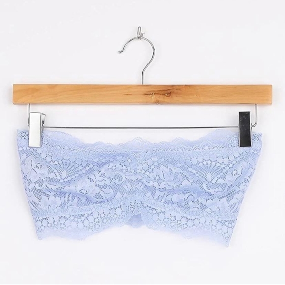 NWT Free People "Lacey Looks" Bandeau, blue -XS, - Picture 3 of 4